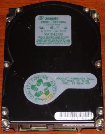 Seagate Model ST3120A 107MB HDD 1991